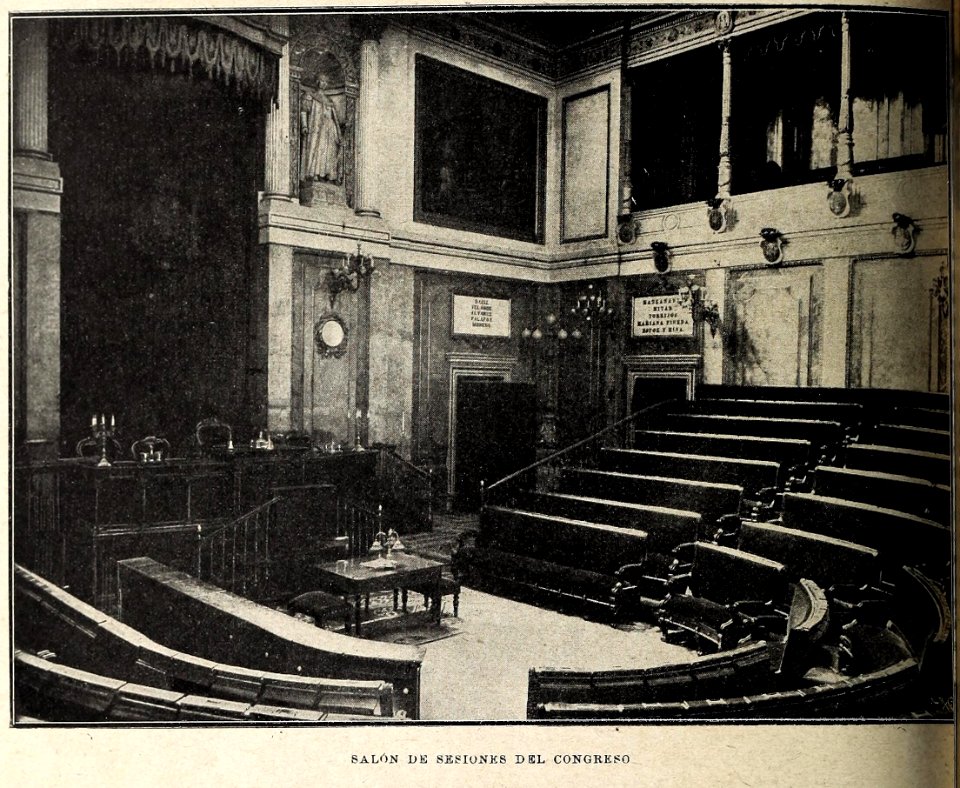 Salón de sesiones del Congreso