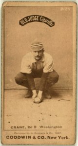 Sam Crane, Washington Statesmen, baseball card portrait LCCN2007686419