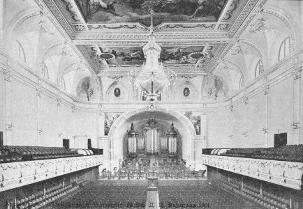 Sala koncertowa Filharmonii w Warszawie 1901