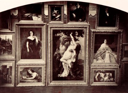 Salon of 1861 Pierre Ambroise Richebourg vue 20