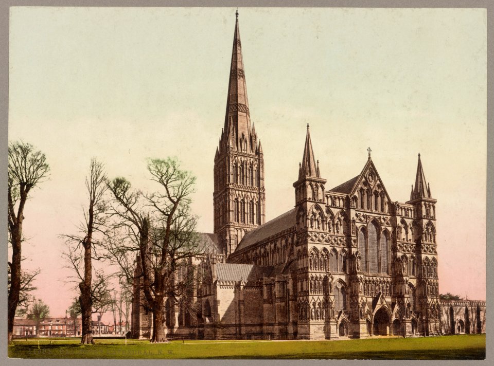 Salisbury Cathedral, N.W. LCCN2017659744