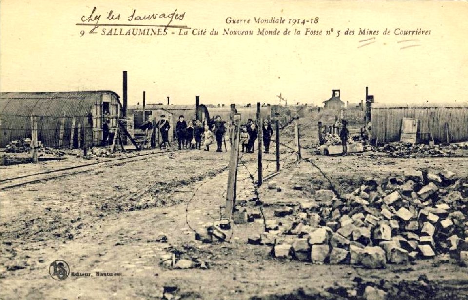 Sallaumines - La Cité du Nouveau Monde de la Fosse n° 5 des Mines de Courrières