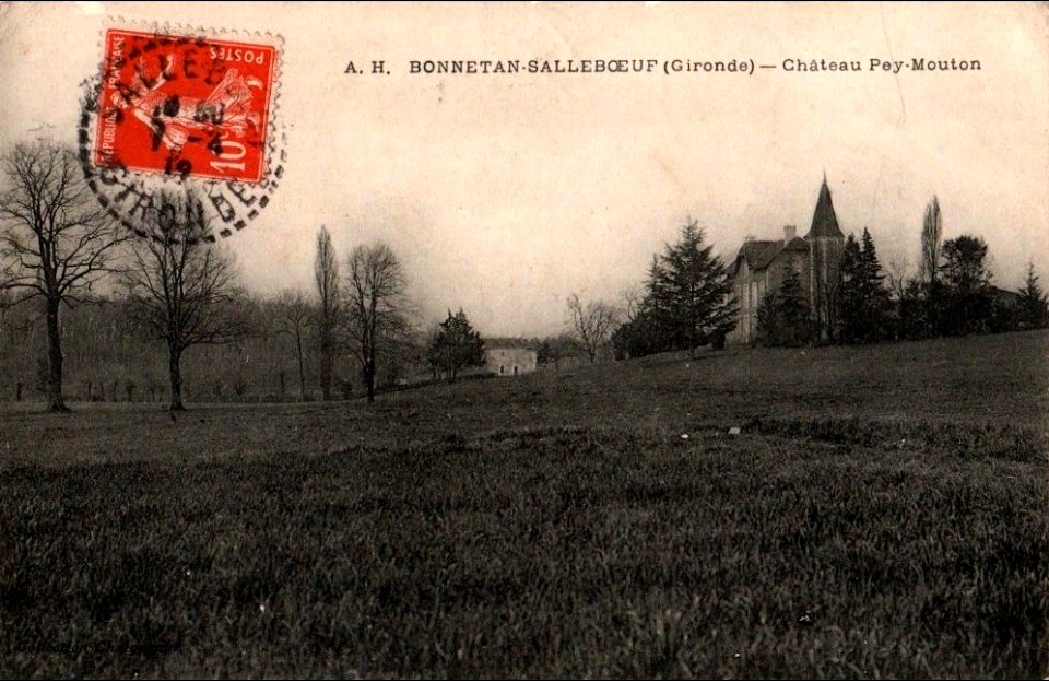 Salleboeuf chateau Pey-mouton