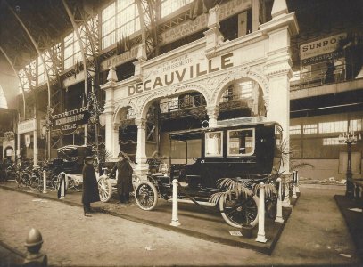 Salon Automobile 1905 Bruxelles - Stand Decauville