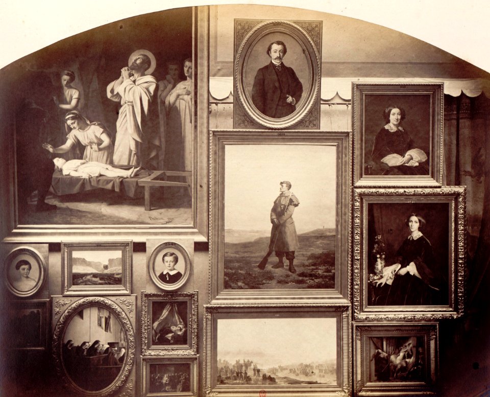 Salon of 1861 Pierre Ambroise Richebourg vue 30