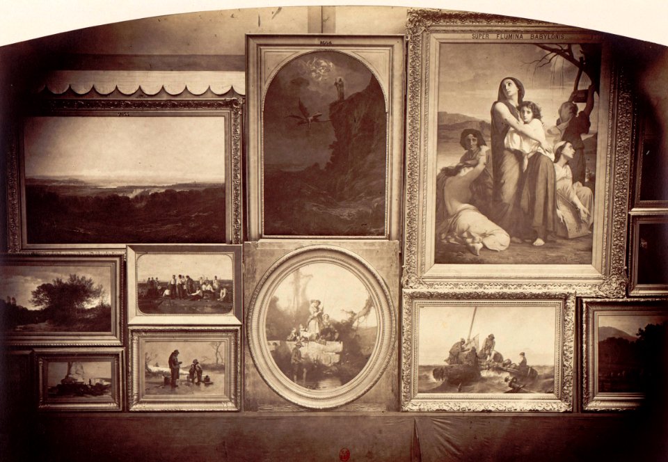 Salon of 1861 Pierre Ambroise Richebourg vue 42