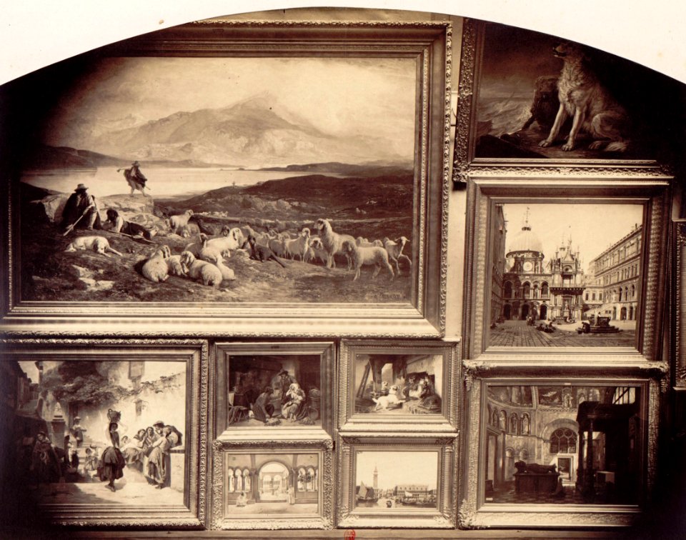 Salon of 1861 Pierre Ambroise Richebourg vue 46