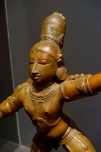 Sambandar, India, Tamil Nadu, Chola period, bronze, detail - Linden-Museum - Stuttgart, Germany - DSC03803 photo