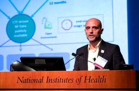 Salvatore La Rosa at Rare Disease Day at NIH 2018 (wide crop)
