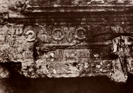 Salzmann, Auguste - Jerusalem; Grab der Könige Judäas, obere und mittlere Friese (Zeno Fotografie) photo