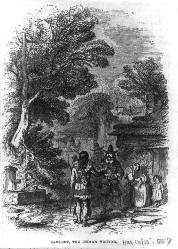 Samoset, the Indian visitor LCCN2005688546