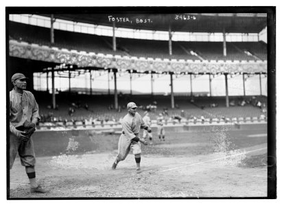 Sam Agnew (catching) & George Rube Foster (throwing), Boston AL (baseball) LCCN2014702613
