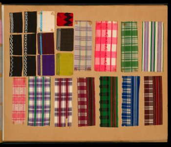 Sample Book Of Woven Ribbons (USA), 1893–98 (CH 18572677-29)