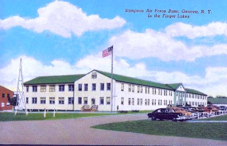 Sampson Air Force Base - Base Headquarters side view