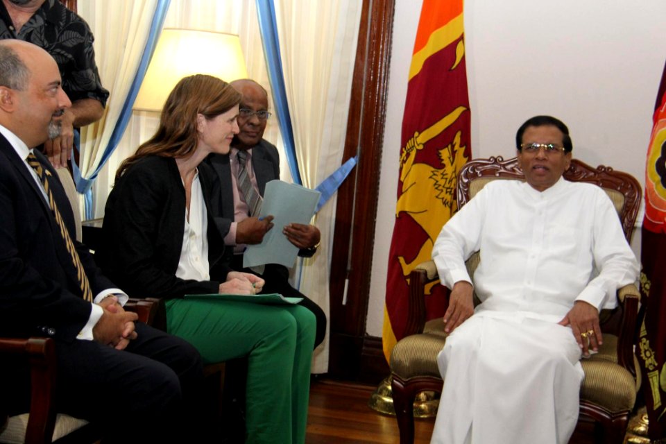 Samantha Power meets Maithripala Sirisena 4