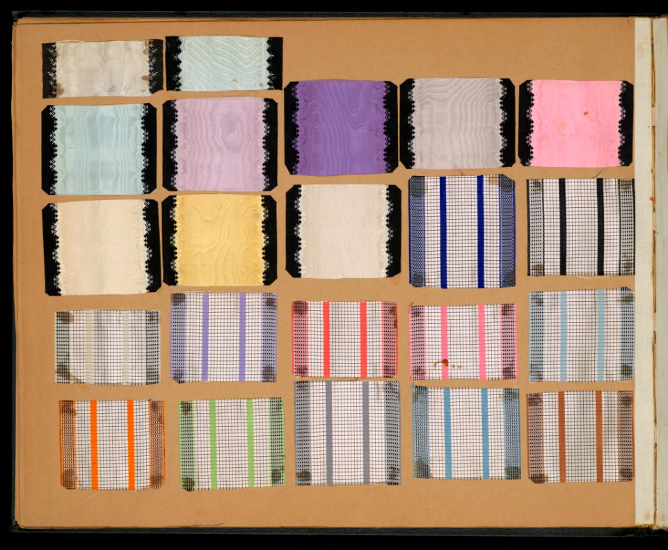 Sample Book Of Woven Ribbons (USA), 1893–98 (CH 18572677-30)