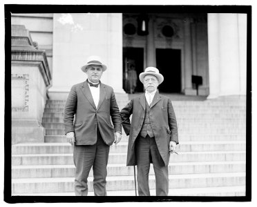 Samuel Gompers and Frank Walker.) One figure holding cane at side LCCN2016826852