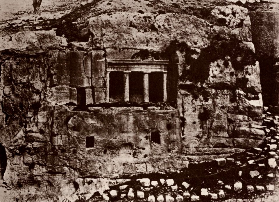 Salzmann, Auguste - Jerusalem; das Tal von Jehoshaphat mit dem Grab des Hl. Jakobus (Zeno Fotografie)