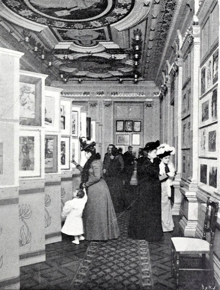 Salón de fiestas del edificio de Blanco y Negro, de Franzen, Blanco y Negro, 31-03-1900