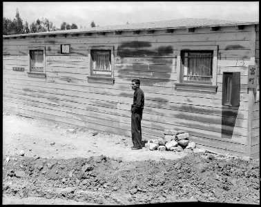 San Bruno, California. Many evacuees suffer from lack of their accustomed activity. The attitude o . . . - NARA - 537941