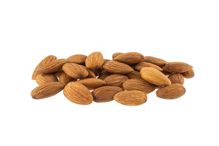 Nutritious almond tree dried fruits