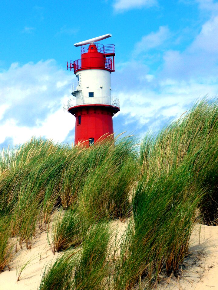 East frisian island wadden sea lighthouse
