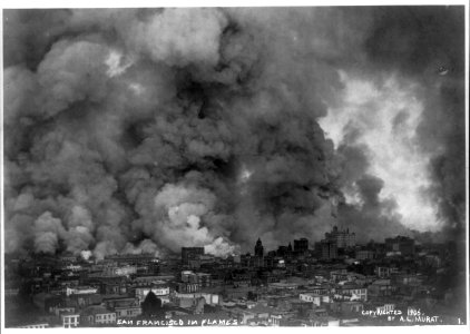 San Francisco in flames LCCN2007681535