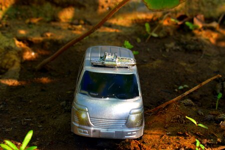 In woods car vehicle