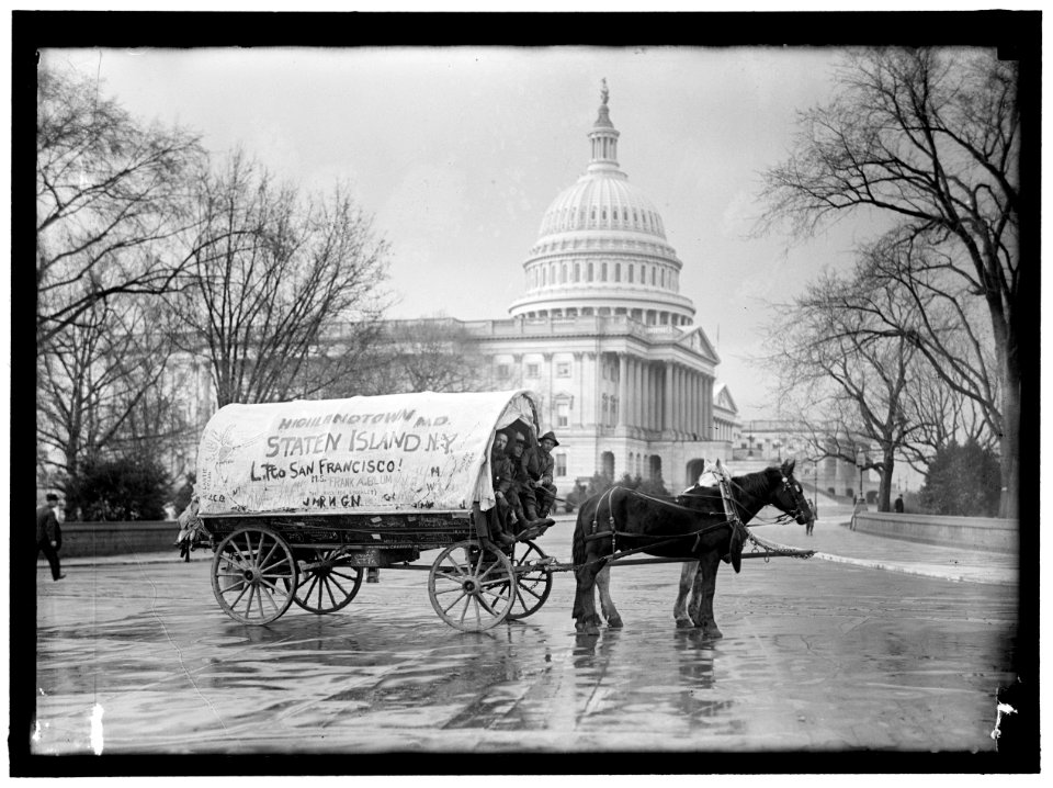 SAN FRANCISCO BY WAGON FROM STATEN ISLAND, NEW YORK LCCN2016866215