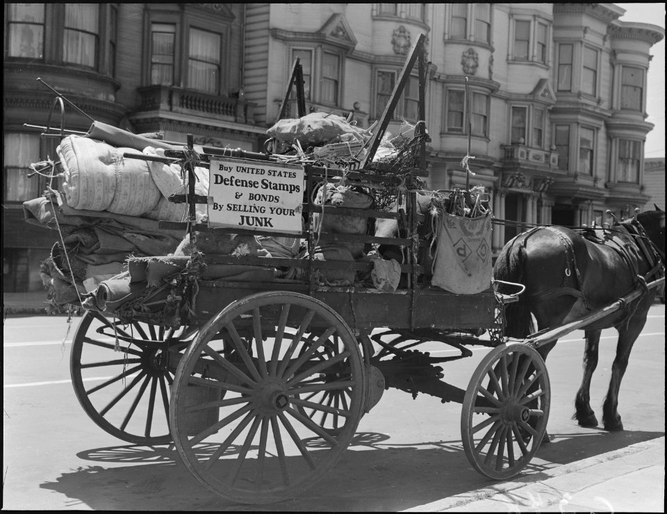 San Francisco, California. A common sight on the streets of the Japanese quarter of the city prior . . . - NARA - 537683