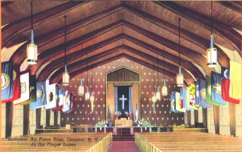 Sampson Air Force Base - Interior of Chapel