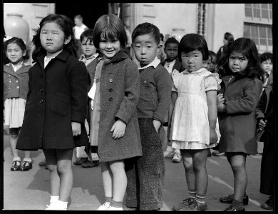 San Francisco, California. These first graders were pictured at Raphael Weill Public School, Geary . . . - NARA - 537477