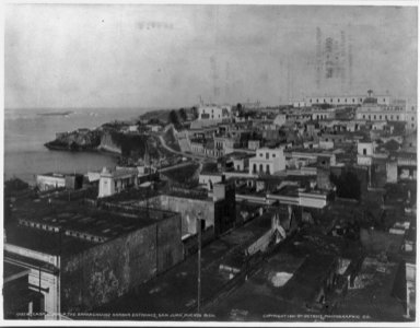 San Juan, Puerto Rico, and vicinity, 1901-1903- Casa Blanca, the Barracks & harbor entrance LCCN2006675638 photo