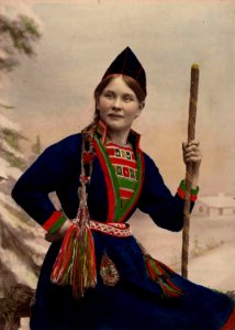 Samisk kvinna - Nordiska Museet - NMA.0033065