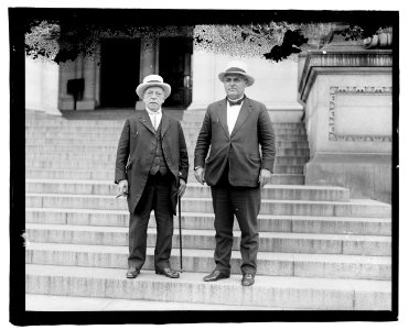 Samuel Gompers and Frank Walker.) One figure holding cane at side LCCN2016826851