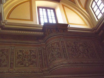 San Rocco, interno, cantoria (Scanno)