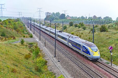 London - paris high-speed rail line eurotunnel