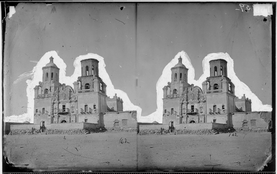 SAN XAVIER DEL BAR MISSION NEAR TUCSON, ARIZONA - NARA - 523925