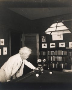 Samuel Langhorne Clemens by Albert Bigelow Paine, undated, gelatin silver print, from the National Portrait Gallery - NPG-S NPG 78 71Clemens-000001