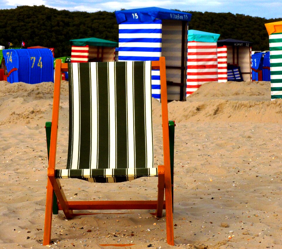 Colorful beach stripes