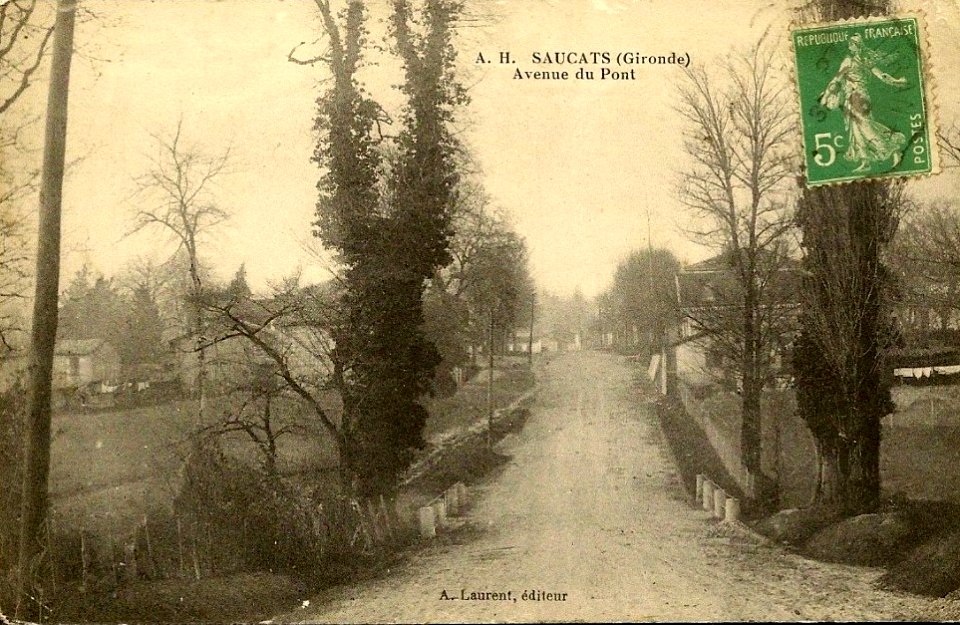 Saucats - avenue du pont
