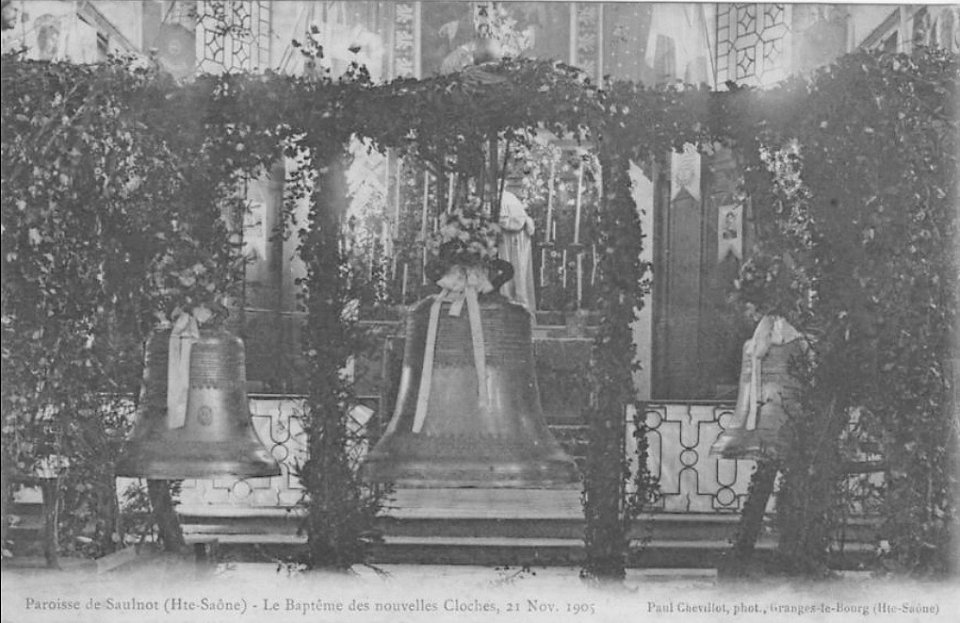 Saulnot église, cloches - XXe