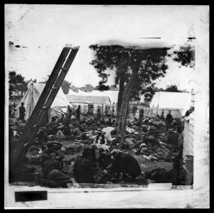 Savage Station, Va. Field hospital after the battle of June 27 LOC cwpb.01063
