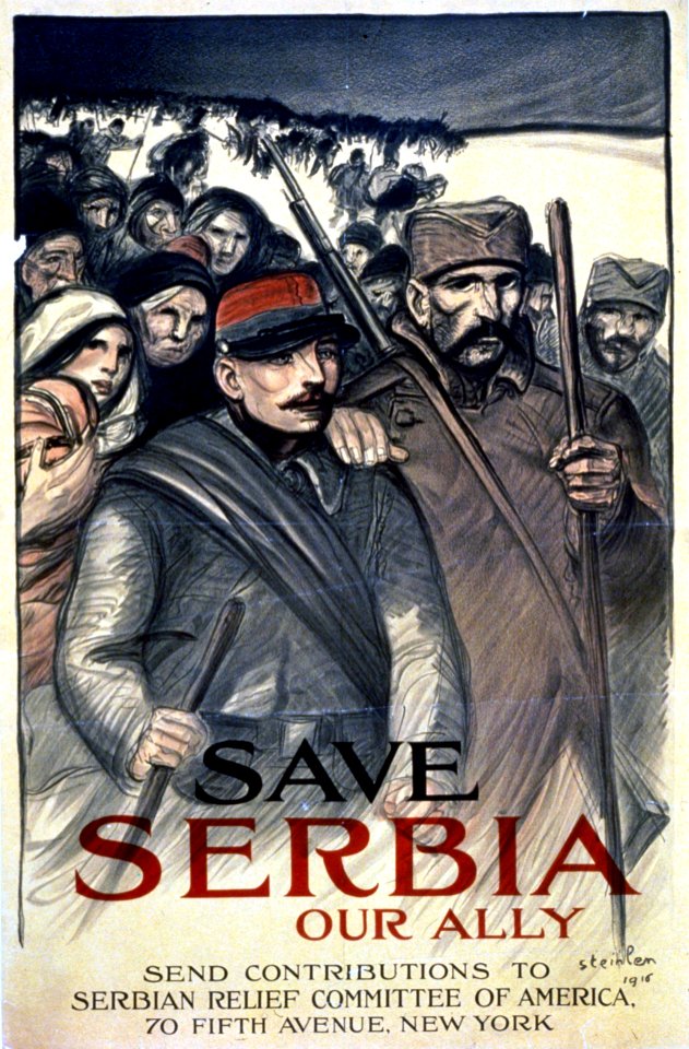 Save Serbia poster 1915