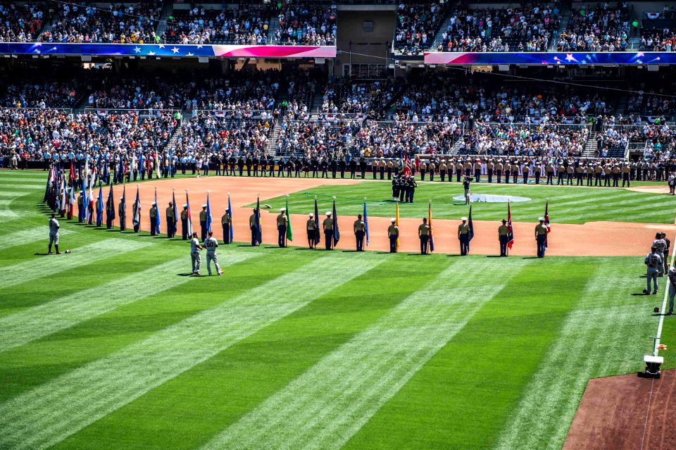 San Diego Padres Military Appreciation Game 150412-N-OR184-027