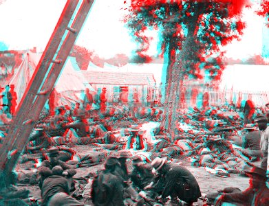 Savage Station, Va. Union field hospital after the battle of June 27, during the Civil War LCCN2011647017