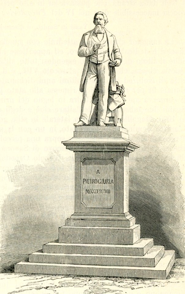 Savona monumento allo scrittore Pietro Giuria