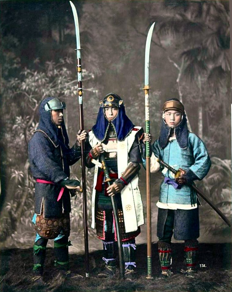 Samurai wearing kusari katabira
