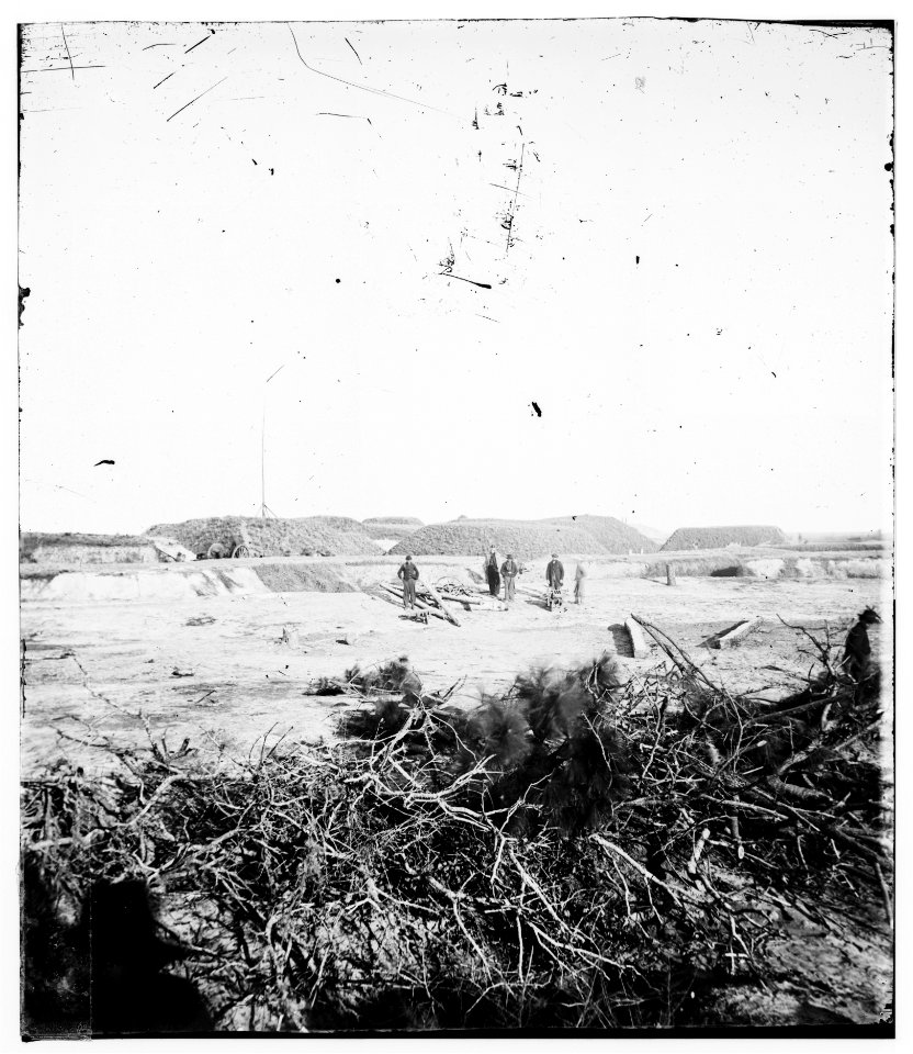 Savannah, Georgia (vicinity). View of Fort McAllister LOC cwpb.03140