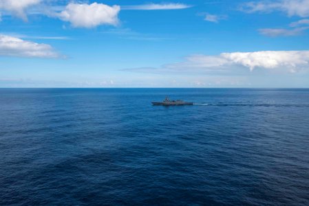Saxon Warrior is a United States and United Kingdom co-hosted carrier strike group exercise that demonstrates interoperability and capability to respond to crises and deter potential threats. (35637149463)